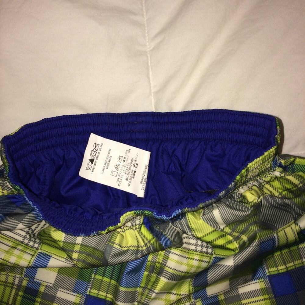 Patagonia Infant Reversible Puff Ball Snow Pants Green Blue 6 months - Picture 8 of 8